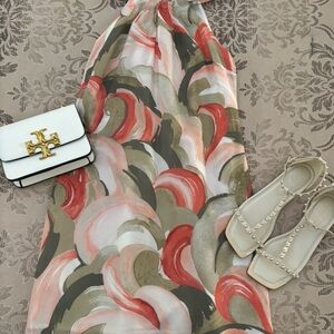 Tommy Bahama Cotton/Silk Halter Dress